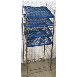 BREAD DISPLAY RACK WITH 4 TRAYS