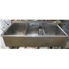 Image 1 : STAINLESS STEEL 3 WELL SINK