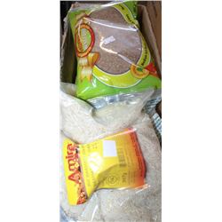 BOX OF ASSORTED RICE AND BULGAR