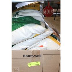 LARGE BOX WITH 10LBS BAGS OF CORN MEAL