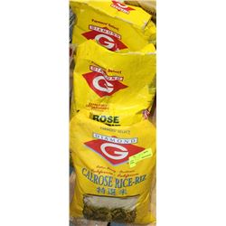THREE ASSORTED BAGS OF DIAMOND RICE