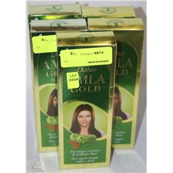 LOT OF FIVE DABUR AMLA GOLD AIR OIL