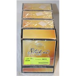 LOT OF FOUR 100ML BOTTLES STRIKER MENS SPRAY