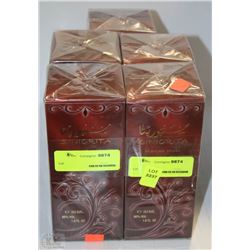 LOT OF FIVE 1OZ BOTTLES OF SINIORITA PERFUME