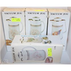 FOUR 1.9L VACUUM JUGS