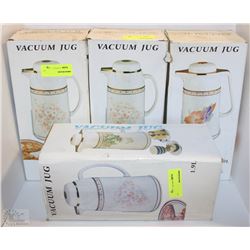 FOUR 1.9L VACUUM JUGS