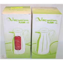 FOUR 1L VACUUM FLASKS