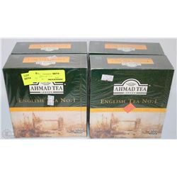 LOT OF FOUR AHMAD ENGLISH TEA