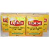 Image 1 : FIVE BOXES OF LIPTON  LOOSE LEAF ORANGE PEOKE TEA