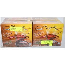 FOUR BOXES OF ORANGE PEOKE TEA