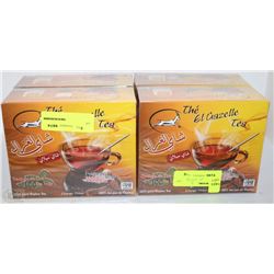 FOUR BOXES OF ORANGE PEOKE TEA