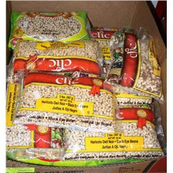 LARGE BOX OF BLACK EYE BEANS