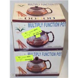 LOT OF THREE MULTI FUNCTION POTS