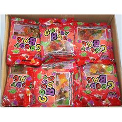 CASE WITH 24 PACKAGES OF GOODIE BAGS