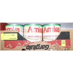 11 CANS OF AMIRA WHITE KIDNEY BEANS