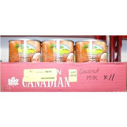 11 CANS OF COCONUT MILK 13.5OZ EACH