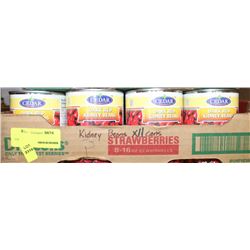 11 CANS OF CEDAR DARK RED KIDNEY BEANS 540ML EACH