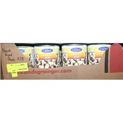 18 CANS OF CEDAR BLACK EYE PEAS 540ML EACH