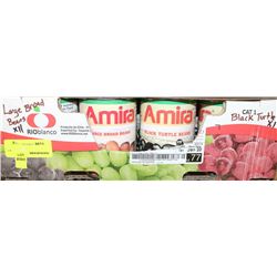 11 CANS OF BEANS AND 10 BLACK TURTLE BEANS