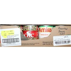 27 CANS OF ASSORTED BEANS 540ML EACH