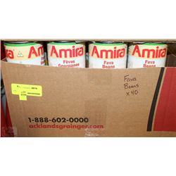 40 CANS OF FAVA BEANS 540ML EACH
