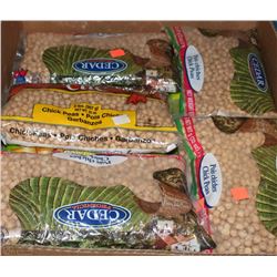 23 BAGS OF ASSORTED CHICK PEAS