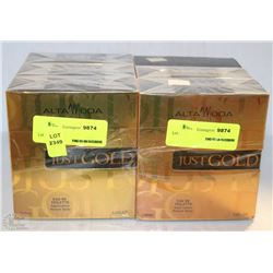 LOT OF 6 ALTA MODA JUST GOLD SPRAY 100ML EACH