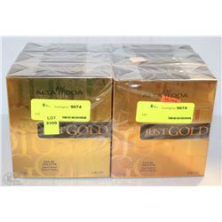 LOT OF 6 ALTA MODA JUST GOLD SPRAY 100ML EACH
