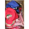 Image 1 : BOX OF HATS , UNDERWEAR , TURBAN ETC.