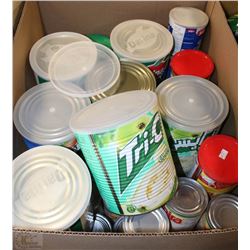 BOX WITH GUAVA MIX , MILO , LIMA BEANS AND MORE