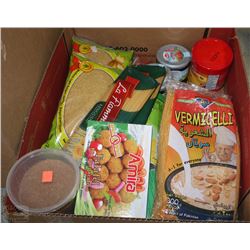 BOX WITH PASTA JAM SARDINES AND MORE