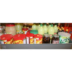 LARGE LOT OF CUSTARD LEMON JUICE BEANS DRINK MIX