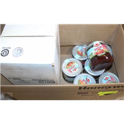 BOX WITH CITRIC ACID AND STRWBERRY JAM