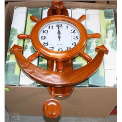 BOX OF 7 SHIP CLOCKS