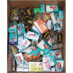 BOX OF ASSORTED BAR SOAPS