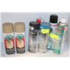 Image 1 : LOT OF ASSORTED PAINT / PARTS CLEANER / FABRIC