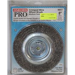 OSBORN CRIMPED 8" WIRE WHEEL BRUSH