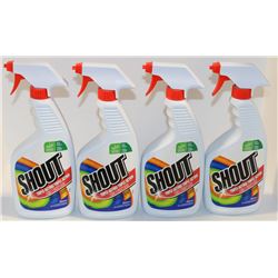 BOX OF 4 SHOUT STAIN REMOVER 850ML EACH
