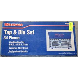 WESTWARD 34PCS TAP AND DIE SET