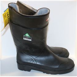 BAFFIN STEEL TOE RUBBER BOOTS SZ 14