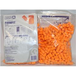 TWO BAGS OF HOWARD LIGHT EARPLUGS