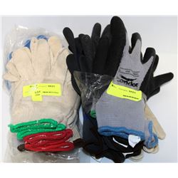 BUNDLE OF 12 SZ L RUBBERIZED GLOVES