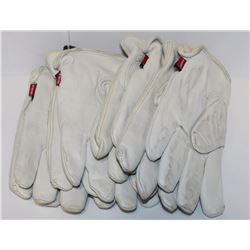 4 PAIRS OF SZ L KEVLAR THINSULATE WORK GLOVES