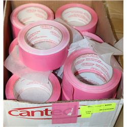 BOX OF PINK POLYPRO TAPE