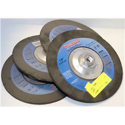 FOUR WESTWARD 7" GRINDING DISKS