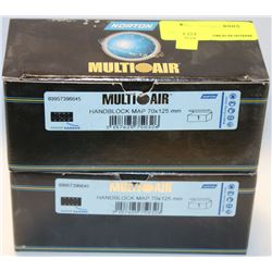 GROUP OF TWO NORTON SANDING BLOCKS