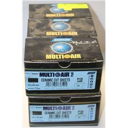 SIX BOXES OF 120 GRIT NORTON CERAMAIC CUT SHEETS