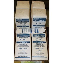 ONE BOX OF GAUZE