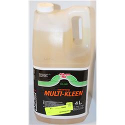 4L BOTTLE OF KLEEN FLO MULTI CLEAN CONCENTRATE