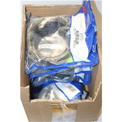 BOX OF RUBBER SEALS ETC.